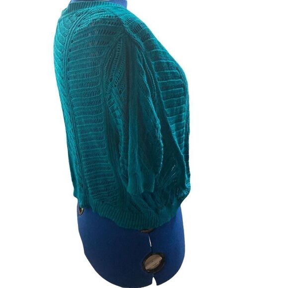 CATO, Women’s Green Open Front, Short Sleeve Shrug/ShortCardigan/Vest,Size 22-24 - Picture 2 of 9